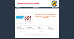 Desktop Screenshot of fahrschule-rolf-maier.de